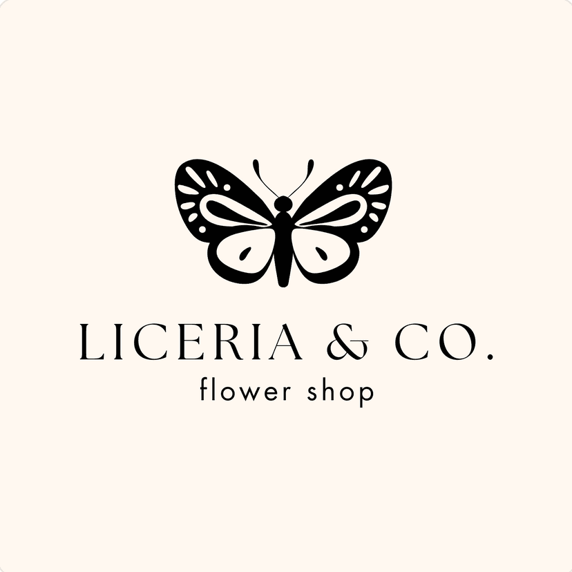 Liberia and Co Canva logo template preview.