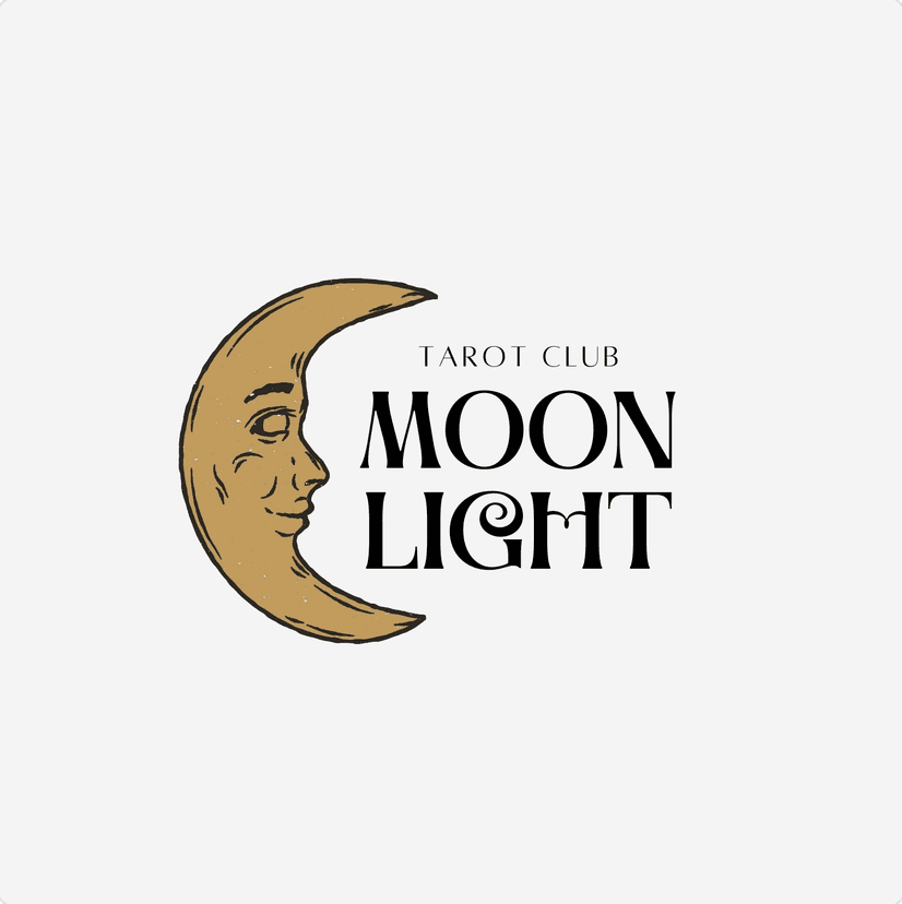 Moonlight Canva logo template preview.